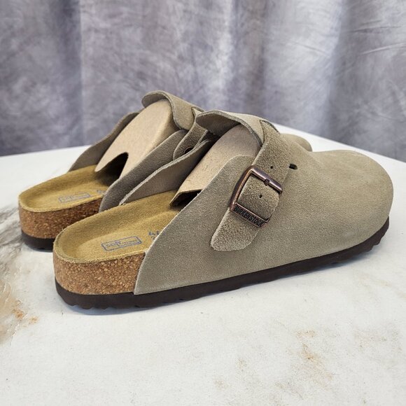 Birkenstock Tan Suede Loafers - Picture 12 of 15